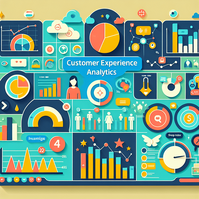 dashboard displaying customer experience analytics