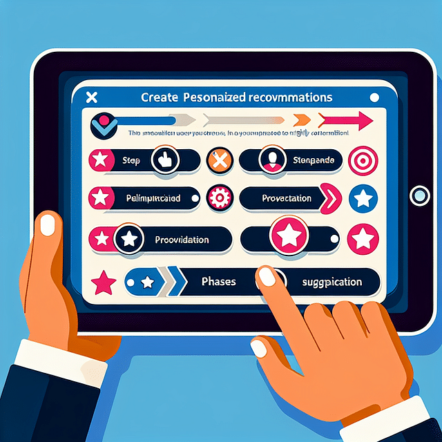 personalized user interface with recommendations
