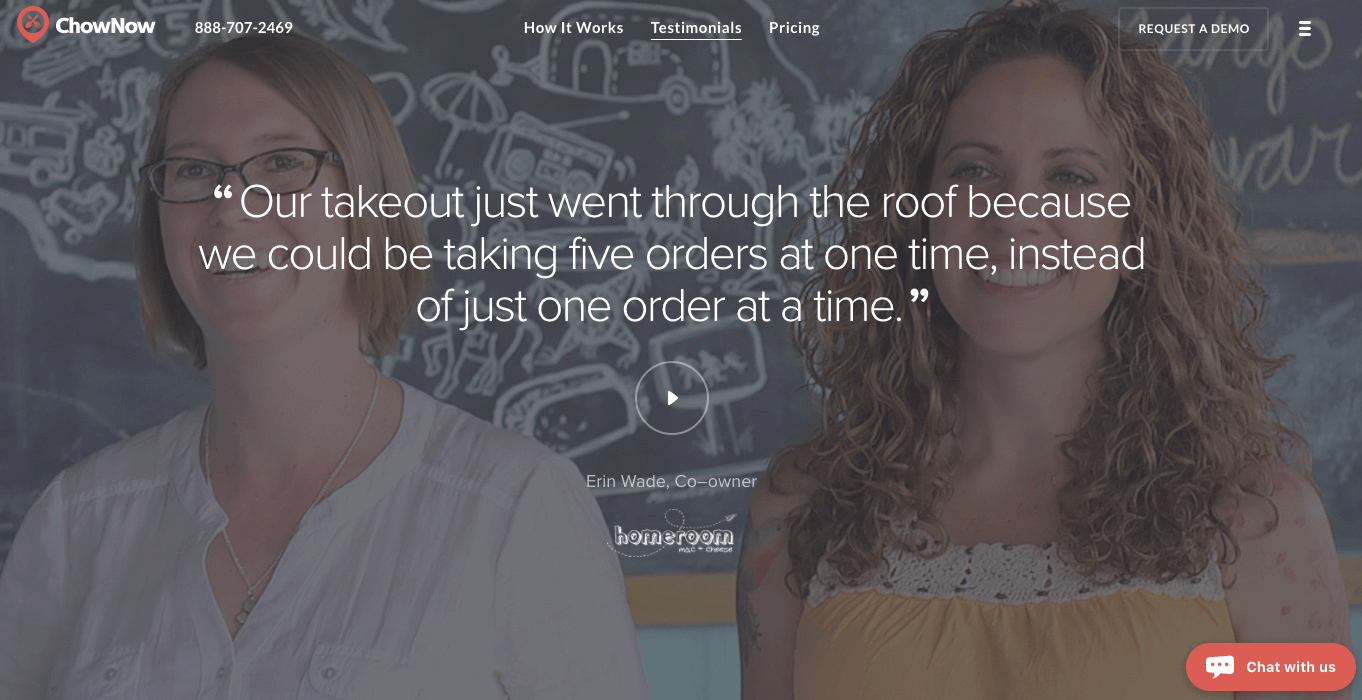 user testimonial example